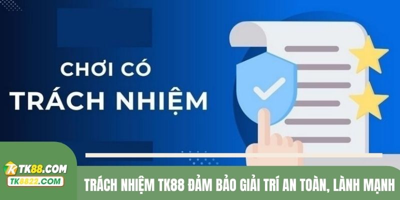 Trách nhiệm của nhà cái TK88 trong việc đảm bảo môi trường giải trí lành mạnh